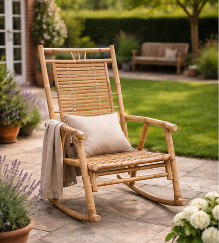 Bamboo rocking chair - bamboo,