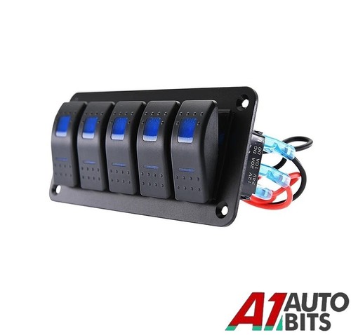 Gang rocker switch toggle - 5,