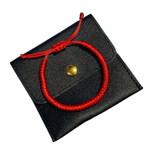 Lucky red string line bracelet - string,