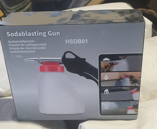 Portable soda blasting gun - portable,