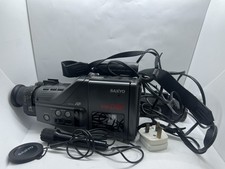 SANYO VM-D9P 8mm 8x Zoom Auto Focus Black Video Camcorder Charger Faulty