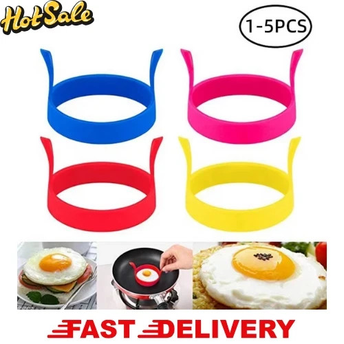 4pcs silicone egg frying ring - 4pcs,