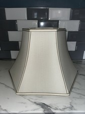 Vintage Large Cream Lamp Shade
