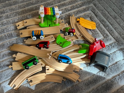 Brio wooden train set - wooden, bundle