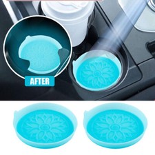 4Pcs Luminous Blue Car Cup
