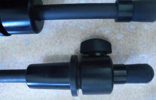 Double bass end pin carbon - double,