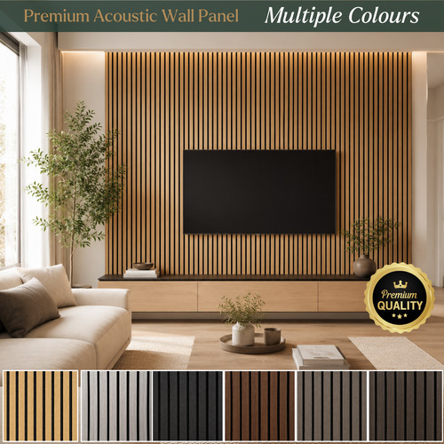 Acoustic wall panels wooden - wall,