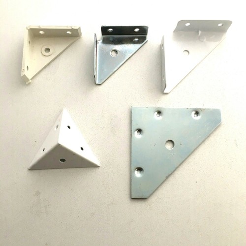 Corner brace flanged flat - corner, flanged/flat