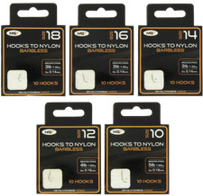10 x NGT Barbless Hooks to