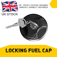 For Fiat 500/500C 2007-2016 Fuel Petrol Diesel Filler Locking Tank Cap w/2Key UK
