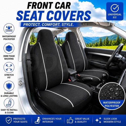 Car seat covers front black - covers,