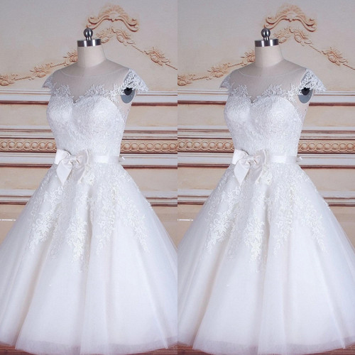 Tea length wedding dress - tea,