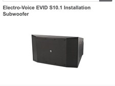New EV Electro Voice EVID