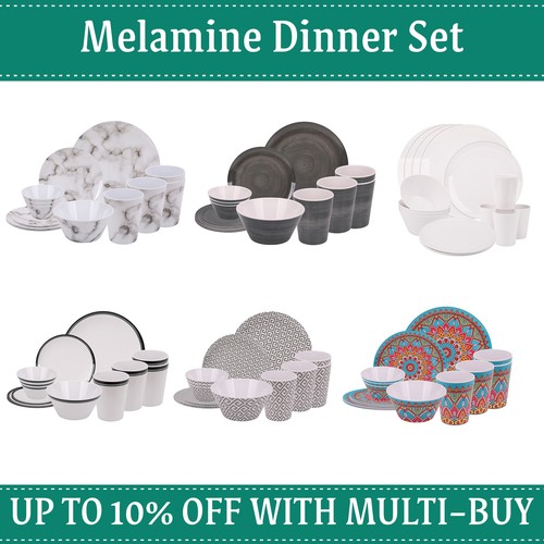 16pcs caravan camping melamine - caravan,
