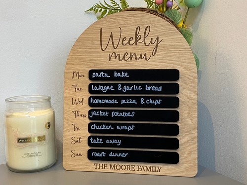 Personalised weekly menu - weekly,