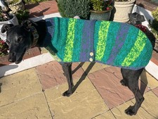 Hand Knitted Greyhound Coat