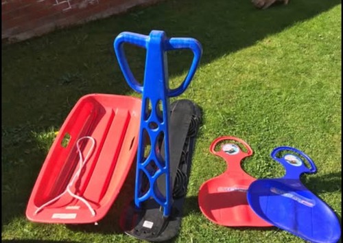 Snow scooter - scooter, sledge