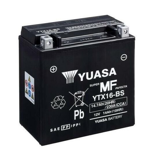 Battery yuasa ytx16 honda - yuasa,