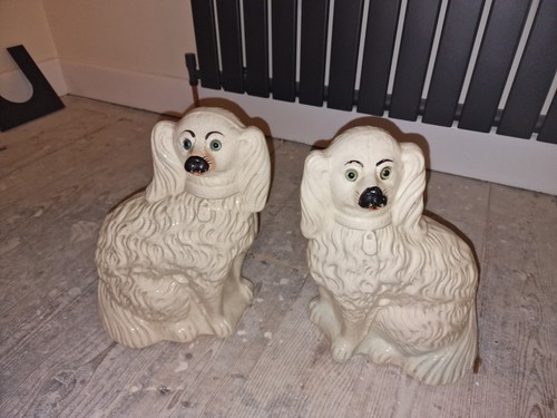 Pair antique staffordshire - pair,