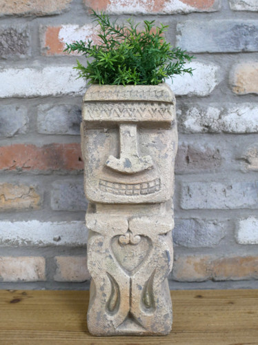 Rustic easter island - island, aztec