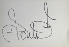 Ian Poulter Hand Signed White