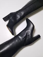 NIB Vince Vita Leather Knee High Tall Boots in Black Size 8.5, 9, 9.5, 10 $595