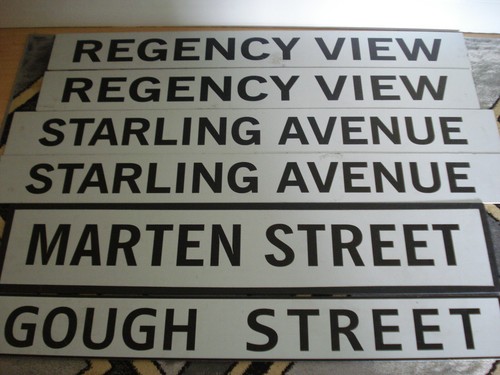 Rare original prop signs - prop,