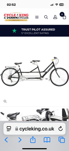 Indigo turismo tandem bicycle - indigo,