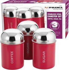 Prima Tea Coffee Sugar Box