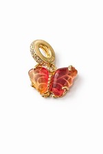 Gold Butterfly Charm 925
