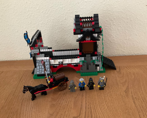 Lego ninja stone tower - ninja, bridge