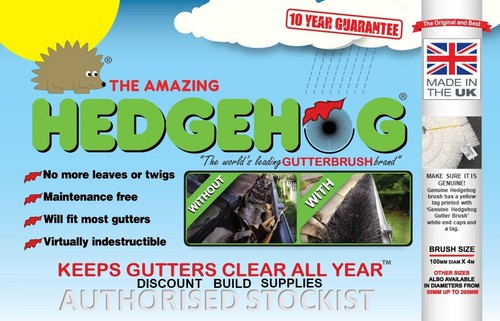 Hedgehog gutter brush - hedgehog, guard