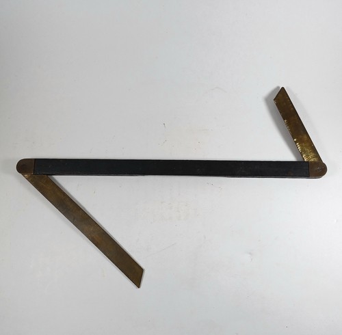 Antique brass ebony - ebony, wood