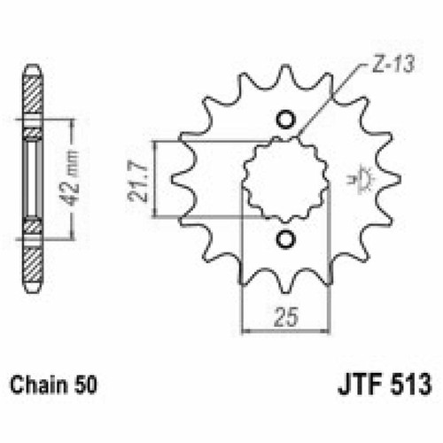 Sprocket 17 damped - sprocket,