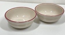 Portland Korea Stoneware Pottery 2X Bowls/Cereal Bowls 16cm diameter