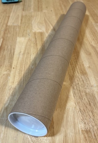 One cardboard poster - 3",