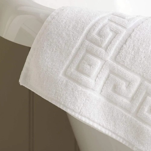 White hotel quality bathmats - quality,
