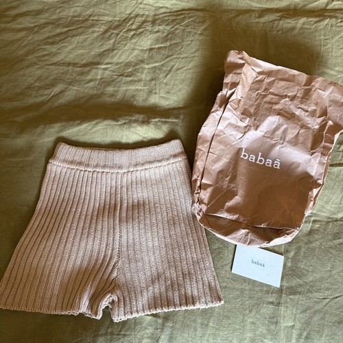 Babaa tan ribbed - , shorts