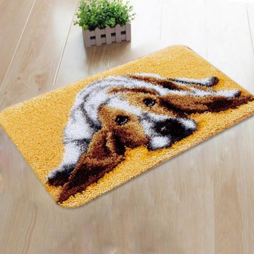 Latch hook rug kit embroidery - latch,