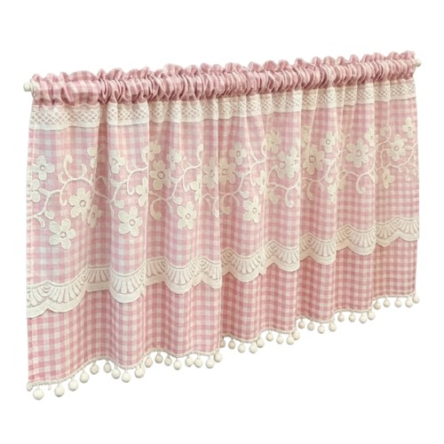 Gingham trim short - gingham,