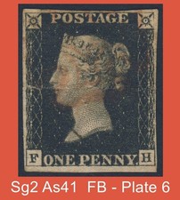 Penny Black  #B57 - Sg2  As41