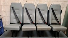 VAN MINIBUS CREW CAB CAMPER VAN SINGLE SEATS WITH BELTS X4 LEATHER SCOT SEATS