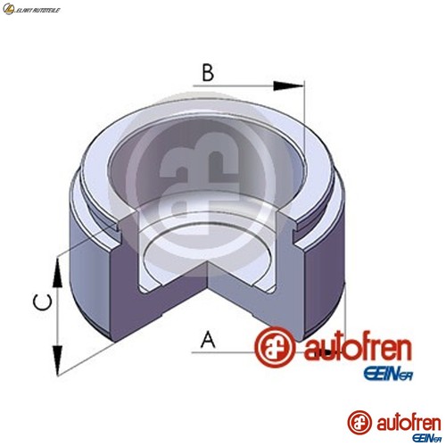 Piston brake caliper d025489 - brake,