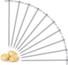 12 Pcs Potato Baking Baked Nails, Stainless Steel Potato Baking Rods Gadgets Hea