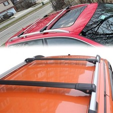 Audi  A4 B7 Avant 2004-2008 for Roof Rack Cross Bars Black Top Luggage Rack pair