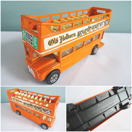Vintage corgi bus - vintage,