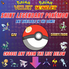 Choose Any SHINY LEGENDARY Pokemon - Pokemon SCARLET & VIOLET ✨