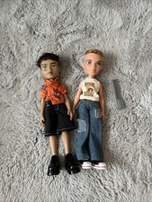 Two Bratz Boyz Dolls With Brush 2002 2003 