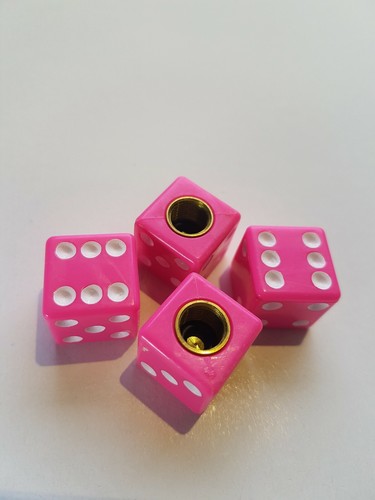 Pink dice car - bike, motorcycle