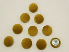 PLUSH VELVET COVERED UPHOLSTERY FURNISHING BUTTONS  in 26 COLOURS - Size: 25mm